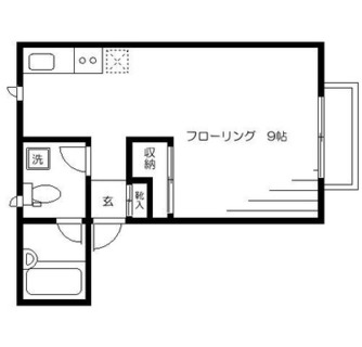 東京都北区田端４丁目 賃貸アパート 1R