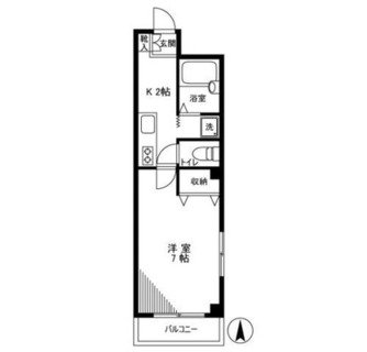 東京都北区神谷２丁目 賃貸マンション 1K