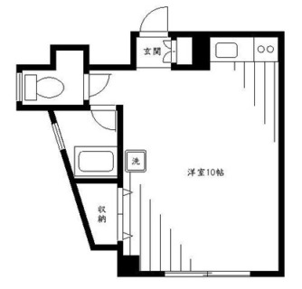 東京都台東区根岸２丁目 賃貸マンション 1R