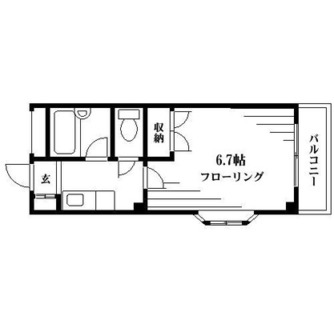 東京都北区滝野川２丁目 賃貸マンション 1K