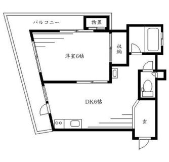 東京都荒川区西日暮里６丁目 賃貸マンション 1DK