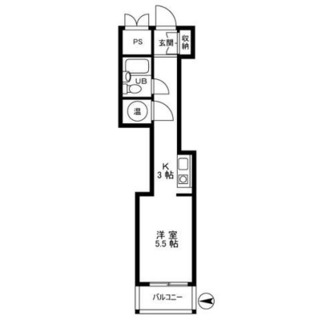 東京都台東区上野２丁目 賃貸マンション 1R