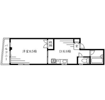 東京都北区神谷１丁目 賃貸マンション 1DK