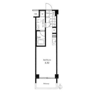 東京都大田区東矢口３丁目 賃貸マンション 1R