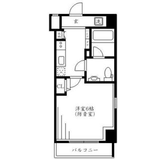 東京都大田区東蒲田２丁目 賃貸マンション 1K