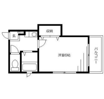 東京都北区上中里２丁目 賃貸マンション 1K