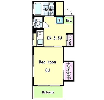 東京都北区岸町１丁目 賃貸マンション 1DK