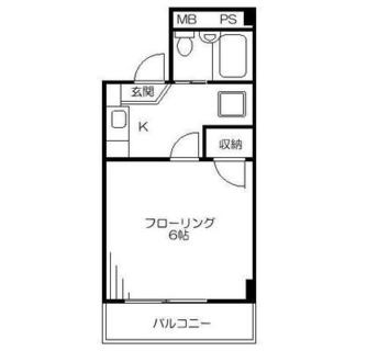 東京都北区田端３丁目 賃貸マンション 1K