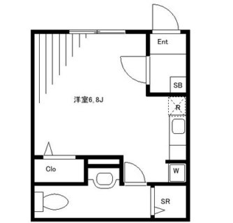 東京都北区東十条６丁目 賃貸マンション 1R