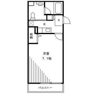 東京都北区田端新町２丁目 賃貸マンション 1K