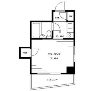 東京都北区田端新町３丁目 賃貸マンション 1K