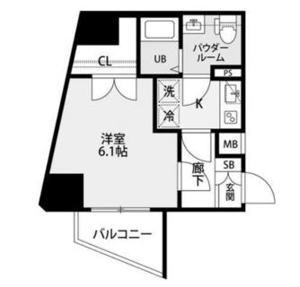 東京都北区滝野川２丁目 賃貸マンション 1K