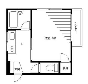 東京都北区岸町１丁目 賃貸マンション 1K