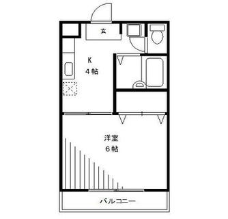 東京都北区上中里２丁目 賃貸マンション 1K