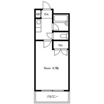 東京都北区滝野川２丁目 賃貸マンション 1K