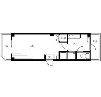 東京都北区王子本町２丁目 賃貸マンション 1K