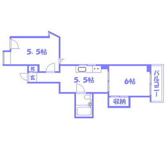 東京都文京区千駄木３丁目 賃貸マンション 2DK