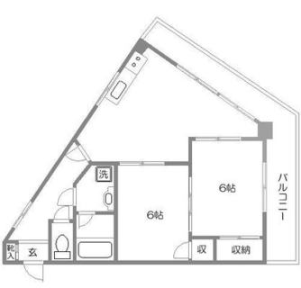 東京都北区滝野川２丁目 賃貸マンション 2DK